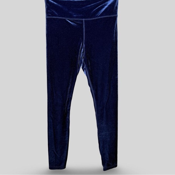 Athleta Blue Elation Velvet Tight Plus Size 2X - Picture 2 of 3